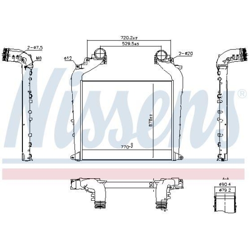 NISSENS Ladeluftk&uuml;hler 961323