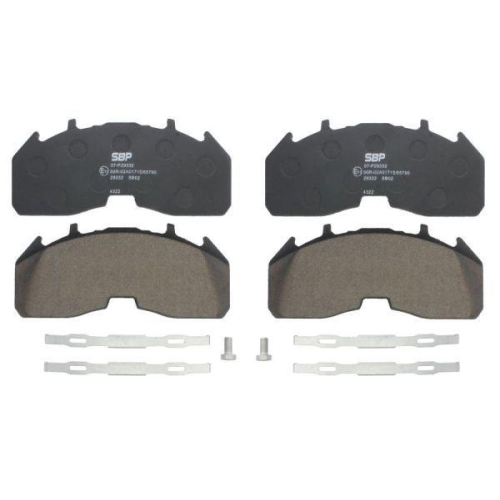 SBP Bremsbelagsatz, Scheibenbremse 07-P29332