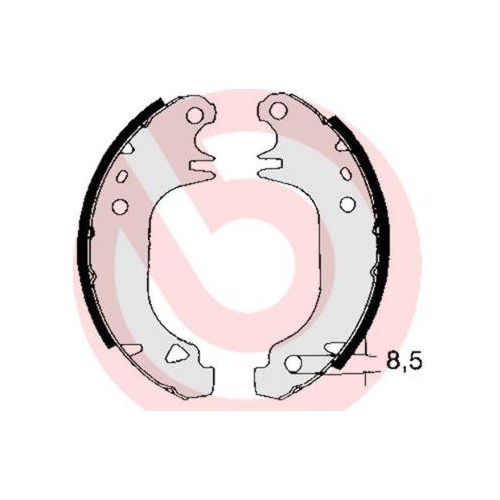 BREMBO Bremsbackensatz ESSENTIAL LINE S 61 535