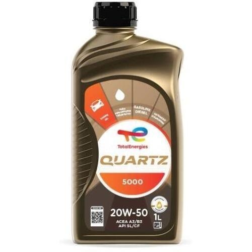 Motor&ouml;l Motoren&ouml;l Total Quartz 5000 20W-50 1 Liter Flasche 213737