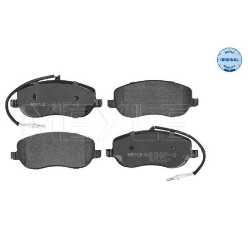 MEYLE Bremsbelagsatz, Scheibenbremse MEYLE-ORIGINAL: True to OE. 025 202 6119/W