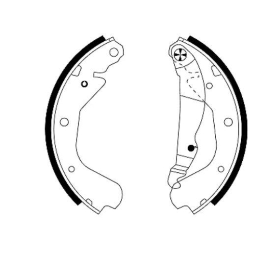 TEXTAR Bremsbackensatz 91033000