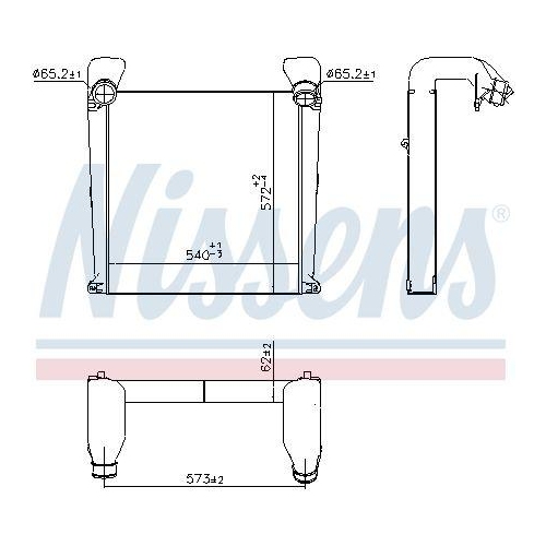 NISSENS Ladeluftk&uuml;hler 961331