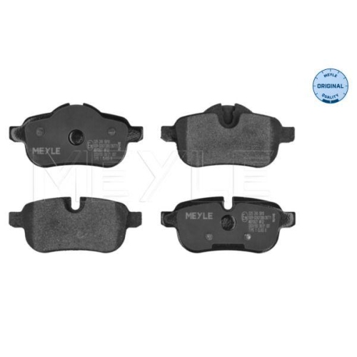 MEYLE Bremsbelagsatz, Scheibenbremse MEYLE-ORIGINAL: True to OE. 025 245 5918