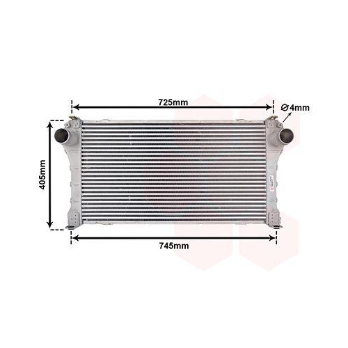 VAN WEZEL Ladeluftk&uuml;hler 53004565