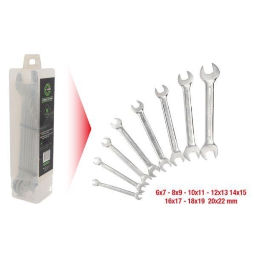 KS TOOLS Doppel-Gabelschl&uuml;sselsatz 512.0208