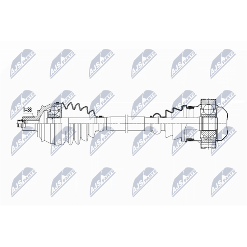 NTY Antriebswelle NPW-AU-050