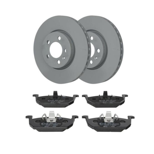 ATE Bremsensatz Bremsenset 2x Bremsscheiben+1x Bremsbelagsatz Vorne Vorderachse