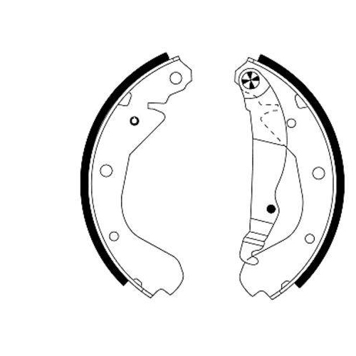 TEXTAR Bremsbackensatz 91033100