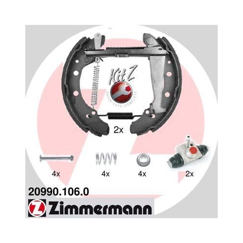 ZIMMERMANN Bremsbackensatz KIT Z 20990.106.0