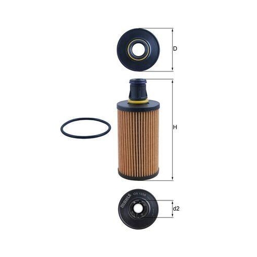 MAHLE &Ouml;lfilter OX 1338D