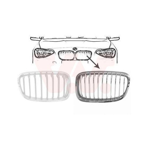 VAN WEZEL K&uuml;hlergitter 0633513