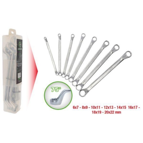 KS TOOLS Doppel-Ringschl&uuml;sselsatz 512.0218