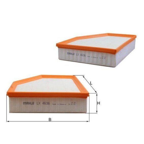 KNECHT Luftfilter LX 4636