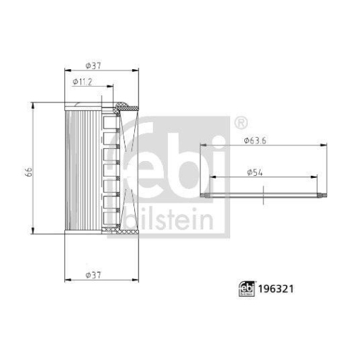 FEBI BILSTEIN Hydraulikfilter, Automatikgetriebe 196321