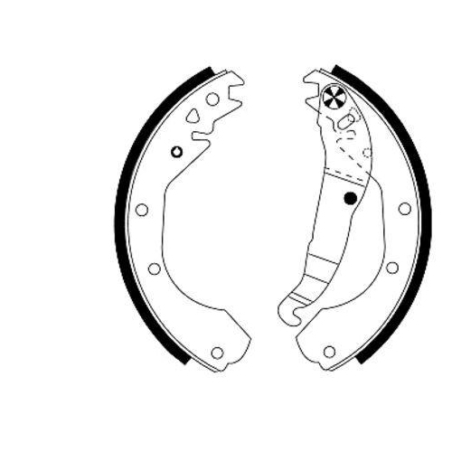 TEXTAR Bremsbackensatz 91033200