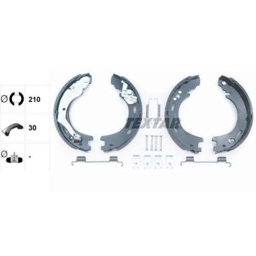 TEXTAR Bremsbackensatz, Feststellbremse