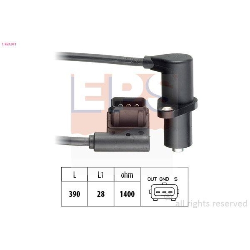 EPS Sensor, Motordrehzahl Made in Italy - OE Equivalent