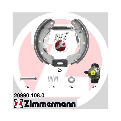 ZIMMERMANN Bremsbackensatz KIT Z 20990.108.0