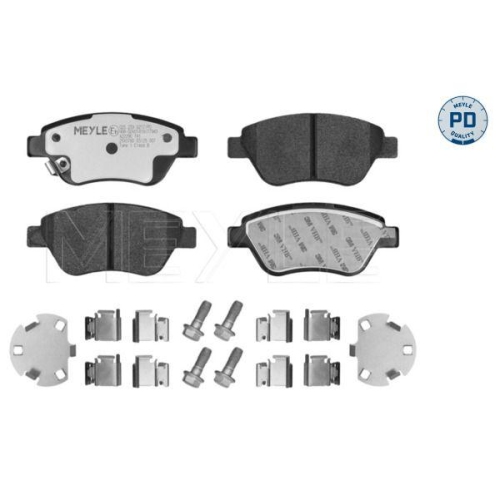 MEYLE Bremsbelagsatz, Scheibenbremse MEYLE-PD: Advanced performance and design. 025 239 8217/PD