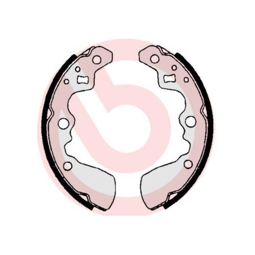 BREMBO Bremsbackensatz ESSENTIAL LINE S 79 501