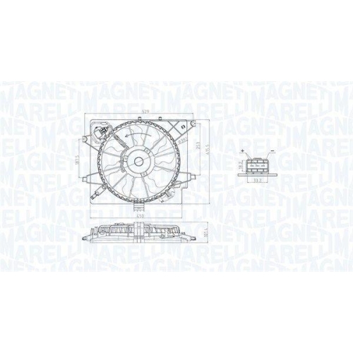 MAGNETI MARELLI L&uuml;fter, Motork&uuml;hlung 069422789010