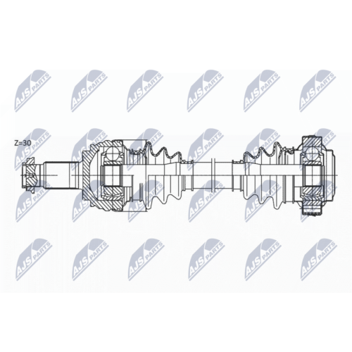 NTY Antriebswelle NPW-BM-174