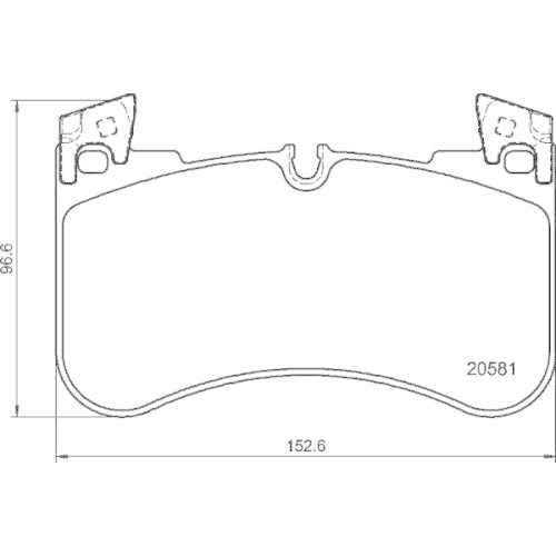 BREMBO Bremsbelagsatz, Scheibenbremse PRIME LINE P 44 029