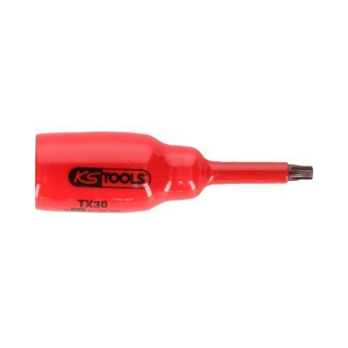 1/2 Zoll Bit-Stecknuss mit Schutzisolierung f&uuml;r Torx-Schrauben T50 kurz KS TOOLS