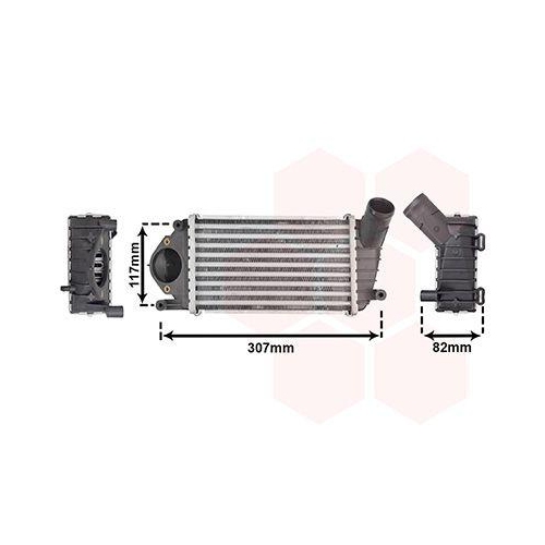 VAN WEZEL Ladeluftk&uuml;hler 58004194