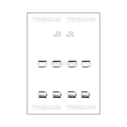 TRISCAN Zubeh&ouml;rsatz, Scheibenbremsbelag 8105 241600