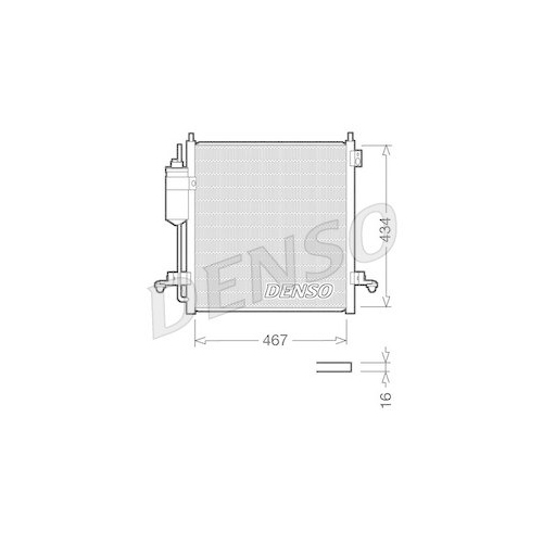 DENSO Kondensator, Klimaanlage DCN45001