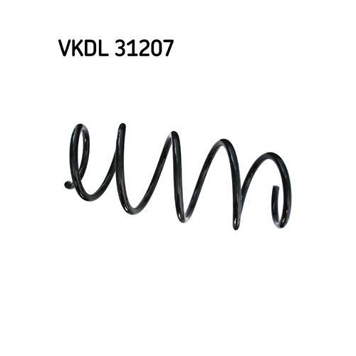 SKF Vertevo Fahrwerksfeder VKDL 31207
