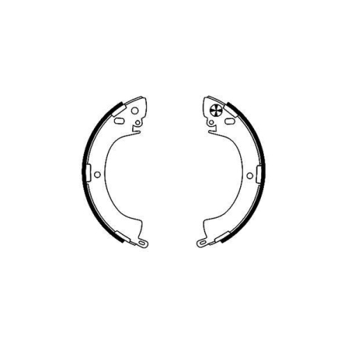 TEXTAR Bremsbackensatz 91035200