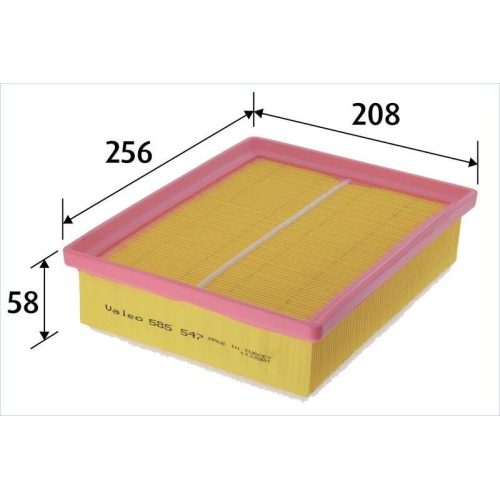 VALEO Luftfilter 585547