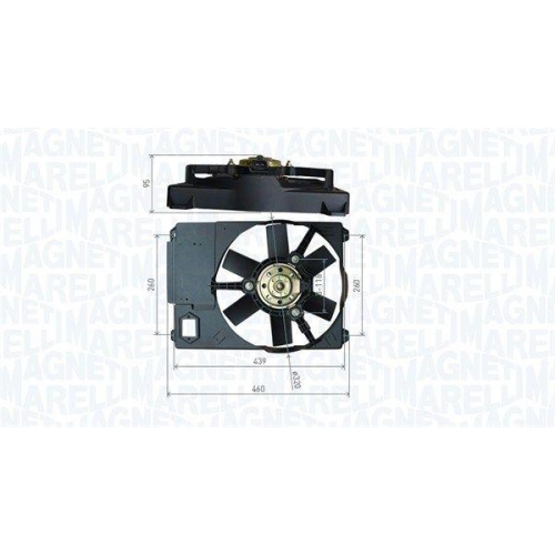 MAGNETI MARELLI L&uuml;fter, Motork&uuml;hlung 069422800010