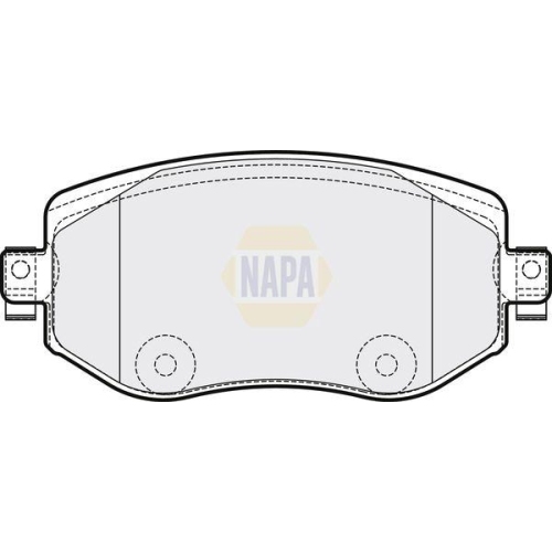 NAPA Bremsbelagsatz, Scheibenbremse NAPA NBP1413