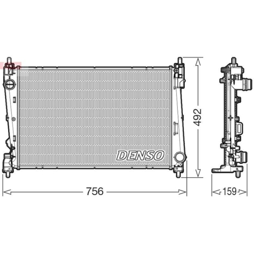 DENSO K&uuml;hler, Motork&uuml;hlung DRM09178