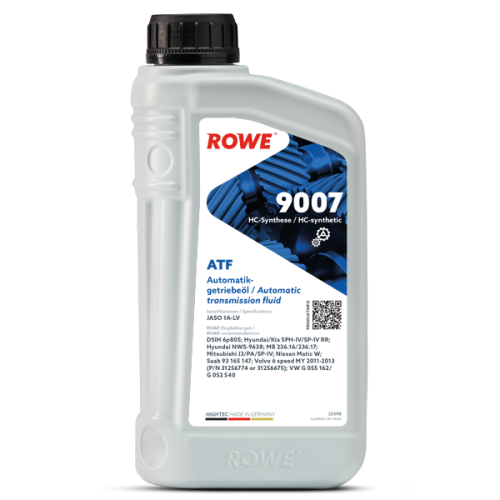 Hochleistungs-Automatikgetriebeöl ROWE HIGHTEC ATF 9007 VW G 055 162 1 Liter