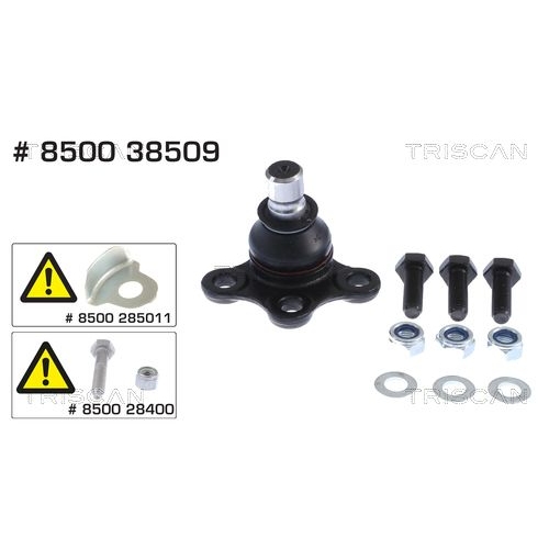 TRISCAN Trag-/F&uuml;hrungsgelenk 8500 38509