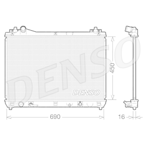 DENSO K&uuml;hler, Motork&uuml;hlung DRM47017