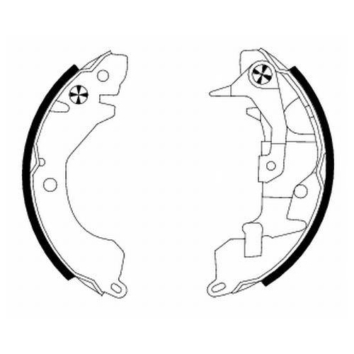 TEXTAR Bremsbackensatz 91036800