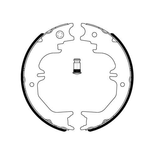 ABE Bremsbackensatz, Feststellbremse C02082ABE
