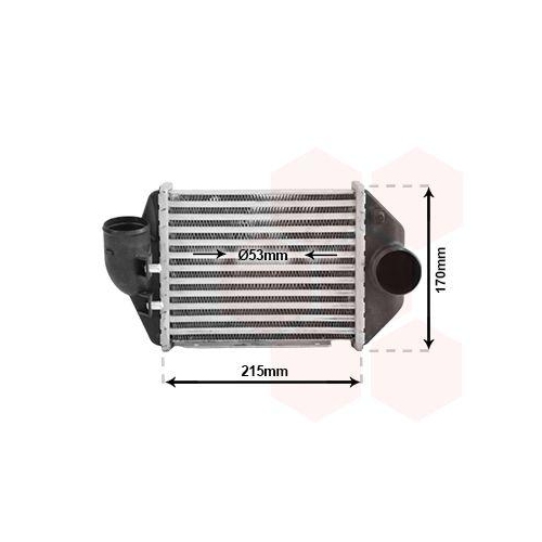 VAN WEZEL Ladeluftk&uuml;hler 03014714