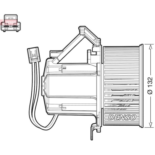 DENSO Innenraumgebl&auml;se DEA02008