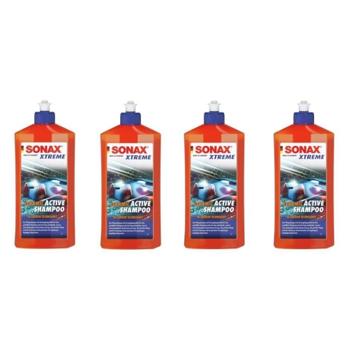 4x SONAX XTREME Ceramic Active Auto-Shampoo 500 ml 02592000