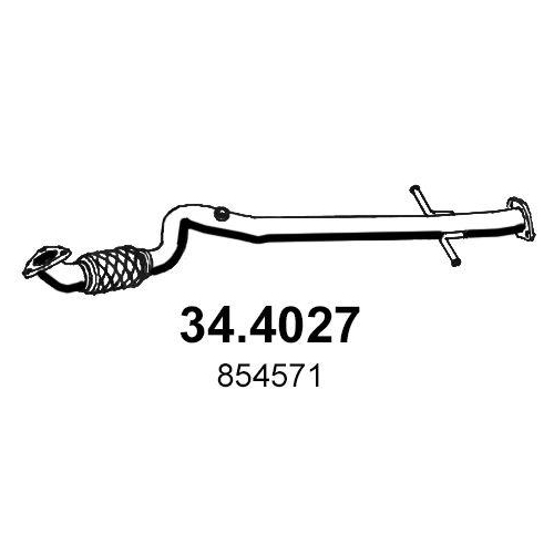 ASSO Abgasrohr 34.4027