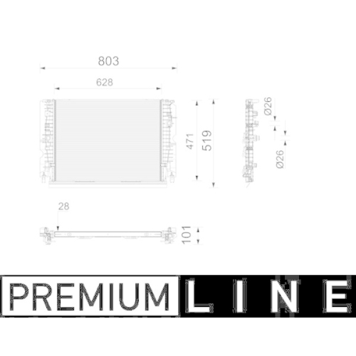 MAHLE K&uuml;hler, Motork&uuml;hlung CRE 13 000P