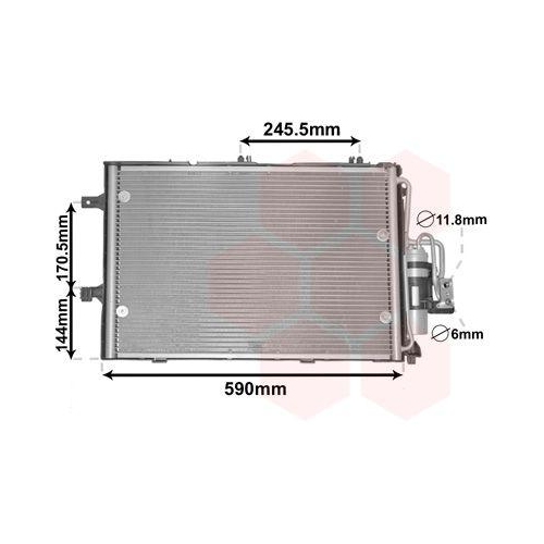 VAN WEZEL Kondensator, Klimaanlage 37015307