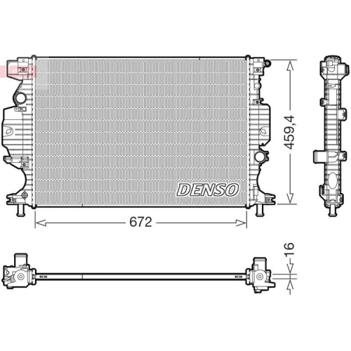 DENSO K&uuml;hler, Motork&uuml;hlung DRM10121
